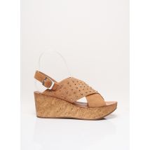 FELMINI - Sandales/Nu pieds marron en cuir pour femme - Taille 39 - Modz