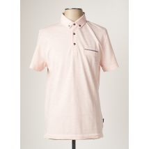 IZAC - Polo rose en polyester pour homme - Taille M - Modz