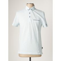 IZAC - Polo bleu en polyester pour homme - Taille S - Modz