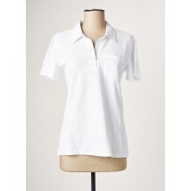 BRANDTEX - Polo blanc en coton pour femme - Taille 40 - Modz