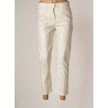 JULIE GUERLANDE - Pantalon 7/8 beige en coton pour femme - Taille 40 - Modz