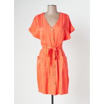 LEE COOPER - Robe courte orange en viscose pour femme - Taille 34 - Modz