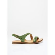 EL NATURALISTA - Sandales/Nu pieds vert en cuir pour femme - Taille 36 - Modz