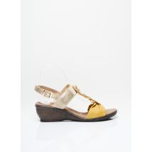 SWEET - Sandales/Nu pieds jaune en autre matiere pour femme - Taille 39 - Modz