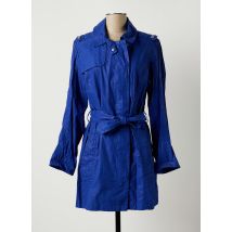 MAT DE MISAINE - Trench bleu en lin pour femme - Taille 36 - Modz