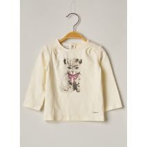 NAF NAF - T-shirt beige en coton pour fille - Taille 2 A - Modz