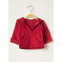ELLE EST OU LA MER - Veste casual rouge en coton pour fille - Taille 6 M - Modz