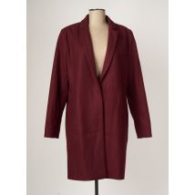 AMERICAN VINTAGE - Manteau long rouge en laine pour femme - Taille 40 - Modz