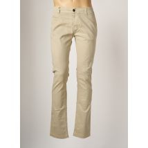 DONOVAN - Pantalon droit beige en coton pour homme - Taille W34 - Modz