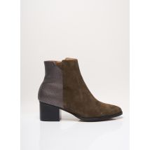 SCHMOOVE - Bottines/Boots vert en cuir pour femme - Taille 40 - Modz