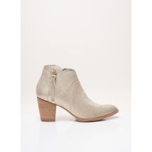 REGARD - Bottines/Boots beige en cuir pour femme - Taille 37 - Modz