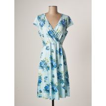 SMASHED LEMON - Robe mi-longue bleu en polyester pour femme - Taille 40 - Modz