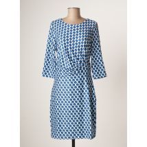 SMASHED LEMON - Robe mi-longue bleu en polyester pour femme - Taille 40 - Modz