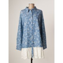 BRIGITTE BARDOT - Robe courte bleu en coton pour femme - Taille 38 - Modz