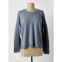 POLES - Pull gris en merinos pour femme - Taille 38 - Modz