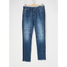 EMPORIO ARMANI - Jeans coupe slim bleu en coton pour homme - Taille W33 - Modz