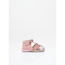 BABYBOTTE - Sandales/Nu pieds rose en cuir pour fille - Taille 19 - Modz