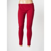 TRANQUILLO - Legging rouge en coton pour femme - Taille 40 - Modz