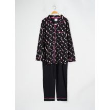 ROSE POMME - Pyjama noir en coton pour femme - Taille 44 - Modz