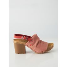 ART - Sandales/Nu pieds rose en cuir pour femme - Taille 40 - Modz