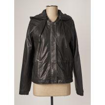 ROSE GARDEN - Veste en cuir noir en cuir d'agneau pour femme - Taille 36 - Modz