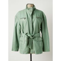 ROSE GARDEN - Veste en cuir vert en cuir d'agneau pour femme - Taille 36 - Modz