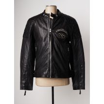 DAYTONA - Veste en cuir noir en cuir d'agneau pour homme - Taille S - Modz