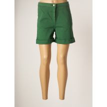 BLUTSGESCHWISTER - Short vert en coton pour femme - Taille 36 - Modz