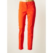 HAPPY - Pantalon droit orange en coton pour femme - Taille W23 - Modz