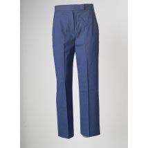 MAXMARA - Pantalon 7/8 bleu en laine vierge pour femme - Taille 38 - Modz