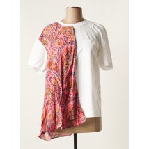 SPORTMAX - T-shirt rose en coton pour femme - Taille 44 - Modz