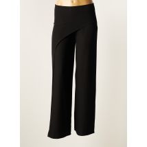 COULEURS DU TEMPS - Pantalon large noir en polyester pour femme - Taille 36 - Modz