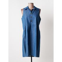 MADO'S SISTER - Robe mi-longue bleu en coton pour femme - Taille 42 - Modz