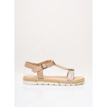 MARCO TOZZI - Sandales/Nu pieds beige en cuir pour femme - Taille 40 - Modz