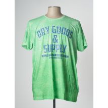 PETROL INDUSTRIES - T-shirt vert en coton pour homme - Taille XXL - Modz
