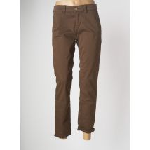 HAPPY - Pantalon 7/8 marron en coton pour femme - Taille W27 - Modz