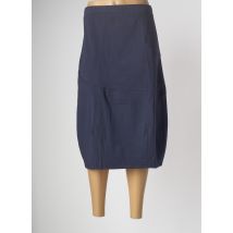 CREA CONCEPT - Jupe mi-longue bleu en modal pour femme - Taille 42 - Modz