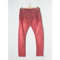 TIMEZONE - Pantalon slim rouge en coton pour femme - Taille W29 L32 - Modz