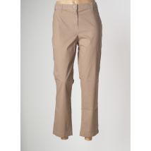 FELINO - Pantalon slim marron en coton pour femme - Taille 44 - Modz