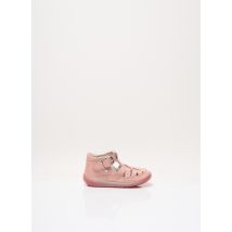 FALCOTTO - Sandales/Nu pieds rose en cuir pour fille - Taille 22 - Modz