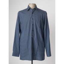 MARVELIS - Chemise manches longues bleu en coton pour homme - Taille L - Modz