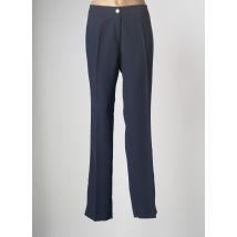 DIVAS - Pantalon droit bleu en polyester pour femme - Taille 44 - Modz