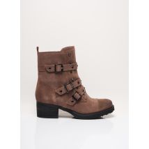 MAM'ZELLE - Bottines/Boots marron en cuir pour femme - Taille 40 - Modz