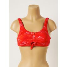 BANANA MOON - Haut de maillot de bain rouge en polyamide pour femme - Taille 38 - Modz