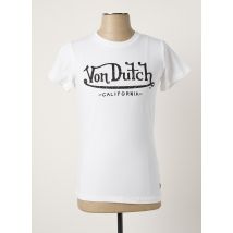 VON DUTCH - T-shirt blanc en coton pour femme - Taille 36 - Modz