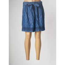 OXBOW - Jupe courte bleu en coton pour femme - Taille 38 - Modz