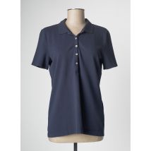 S.OLIVER - Polo bleu en coton pour femme - Taille 40 - Modz