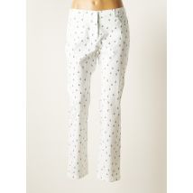 EUGEN KLEIN - Pantalon slim blanc en coton pour femme - Taille 42 - Modz