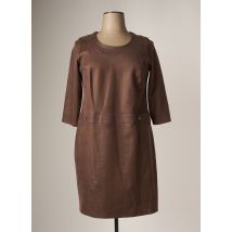 FRANCE RIVOIRE - Robe mi-longue marron en polyester pour femme - Taille 46 - Modz