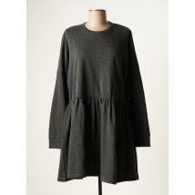 NOISY MAY - Robe courte gris en coton pour femme - Taille 38 - Modz
